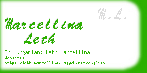 marcellina leth business card